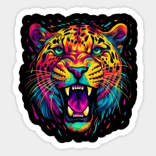 Leopard Smiling Sticker